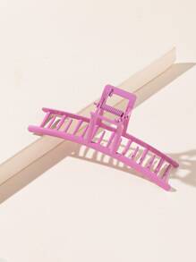 素色爪夾 - 粉色 - 查看 2