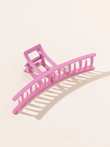 素色爪夾 - 粉色 - 查看 3