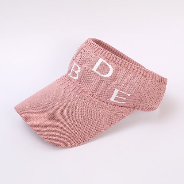

Letter Graphic Visor Hat, Dusty pink