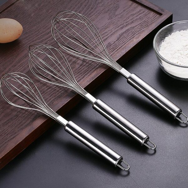 

1pc Stainless Steel Whisk, Silver