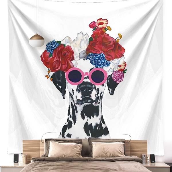 

Dalmatian Dog Tapestry, Multicolor