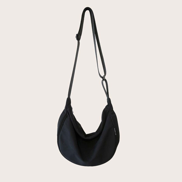 

Men Minimalist Crossbody Bag, Black