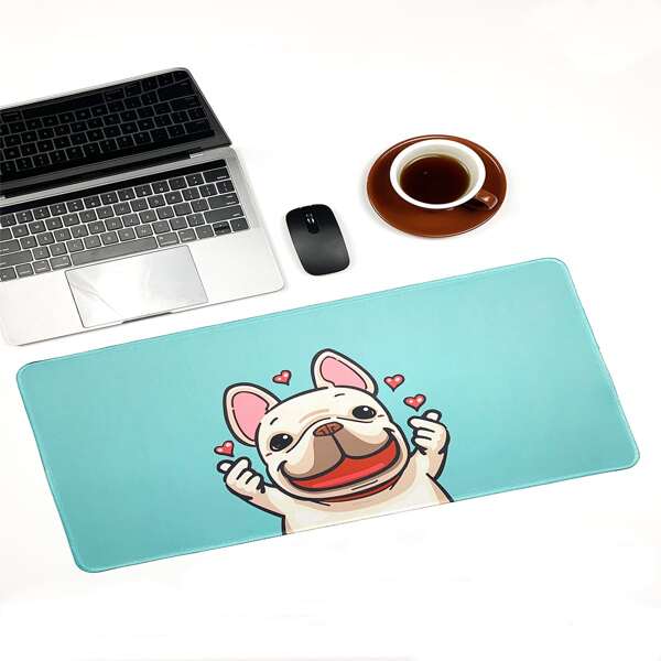 

Cartoon Dog Print Mouse Pad, Multicolor