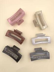 6pcs Claw Clip - Multicolor - View 2