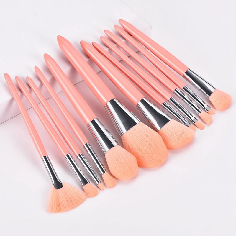 

12pcs Makeup Brush Set, Pink