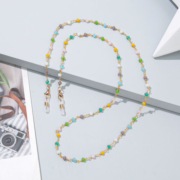 

Crystal Decor Face Mask Chain, Multicolor