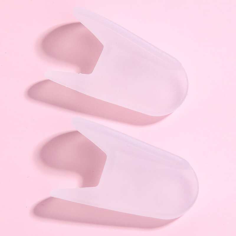 

2pcs Silicone Toe Separator, Clear