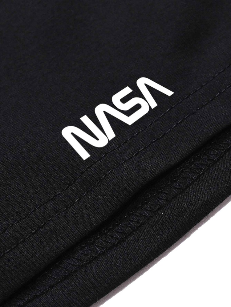 Manfinity Hypemode Quần short thể thao họa tiết chữ 2 gói cho nam - màu đen - Xem 5