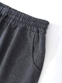 Manfinity Hypemode Quần short thể thao họa tiết chữ 2 gói cho nam - màu đen - Xem 6