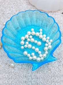 Khuôn silicon tự làm 1 cái có vỏ - trắng - Xem 2