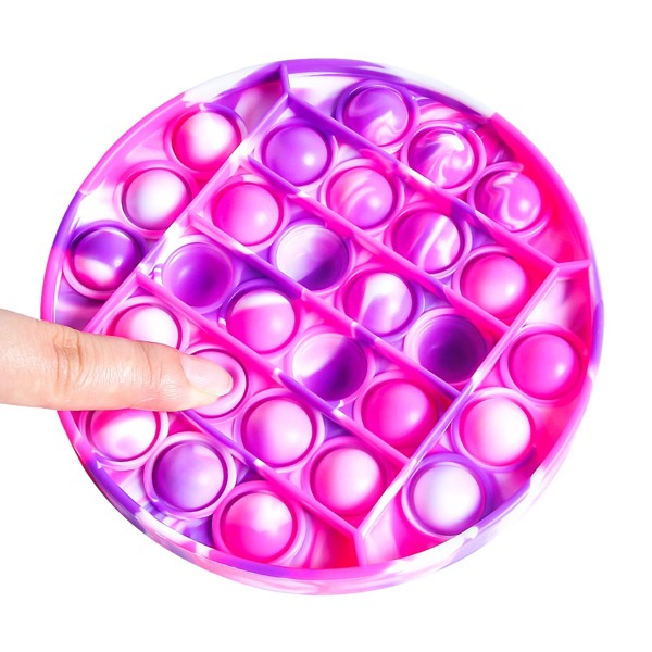 

1pc Random Round Push Pop Bubble, Multicolor