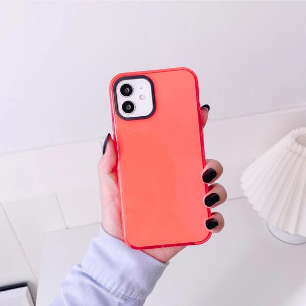 

Solid Anti-fall Phone Case, Orange