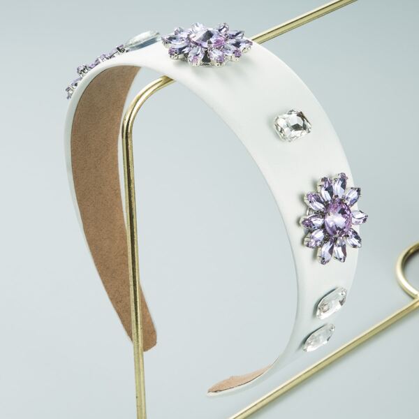 

Rhinestone Flower Decor Headband, Multicolor
