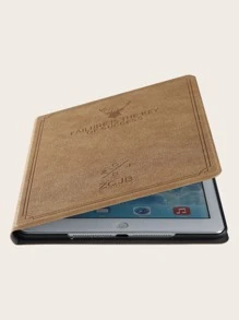 素色可折疊iPaD殼 - 駝色 - 查看 3