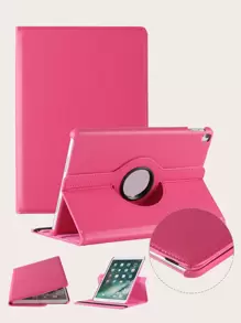 1 个纯色 360 度旋转多角度支架保护壳,兼容 iPad Mini 1/2/3/4/5/6/Mini7、iPad 9.7/10.2/10.5、iPad Air 4/5、iPad Pro 11 英寸、iPad Air 11 英寸 (M3) 2025、iPad (A16) 11 英寸第 11 代 2025,孔位置可能因实际收到的物品而异 - 玫紅色 - 查看 6