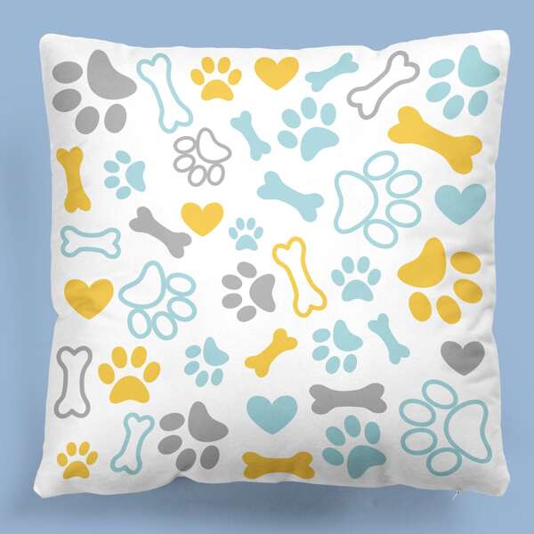 

Bone Print Kids Cushion Cover Without Filler, Multicolor