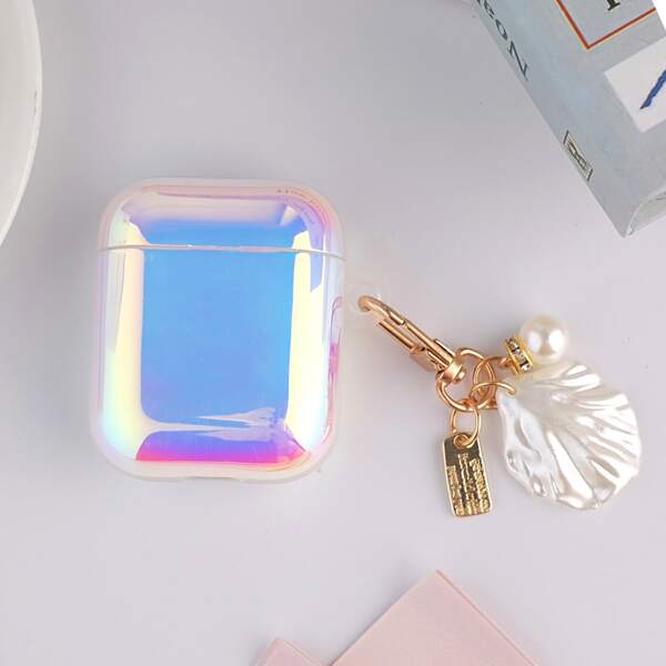 

Laser Case For Airpods With Shell Pendant, Multicolor