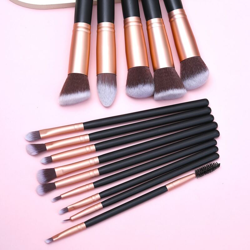 

14pcs Makeup Brush Set, Black