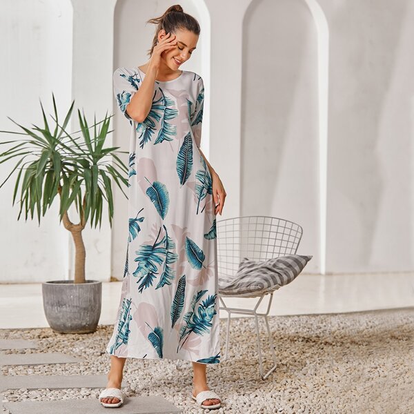 

Tropical Print Nightdress, Multicolor