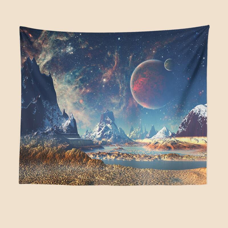 

Planet Pattern Tapestry, Multicolor