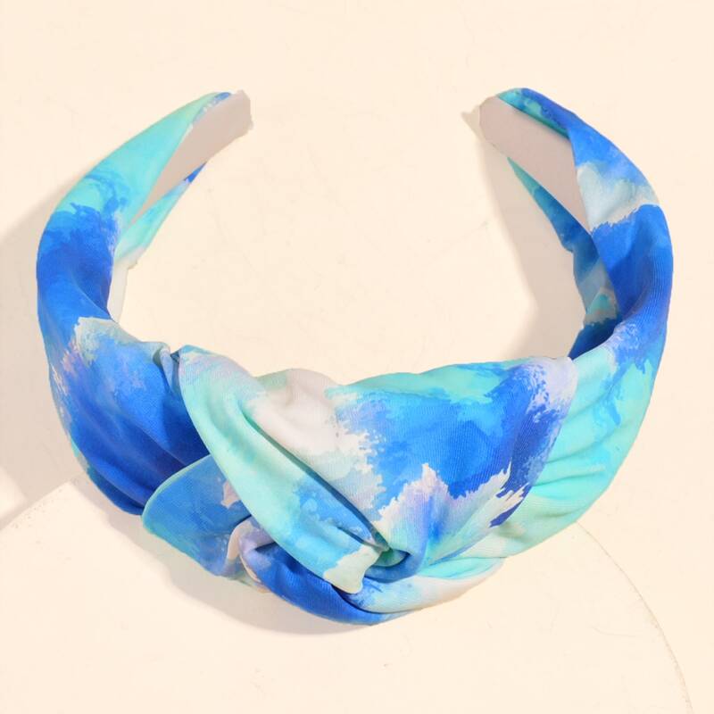 

Tie Dye Knot Design Headband, Multicolor