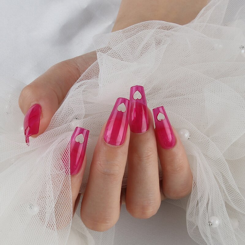 

120pcs Mix Color Fake Nail, Multicolor