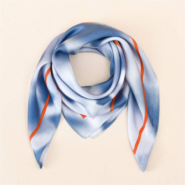 

1pc Graphic Bandana, Blue