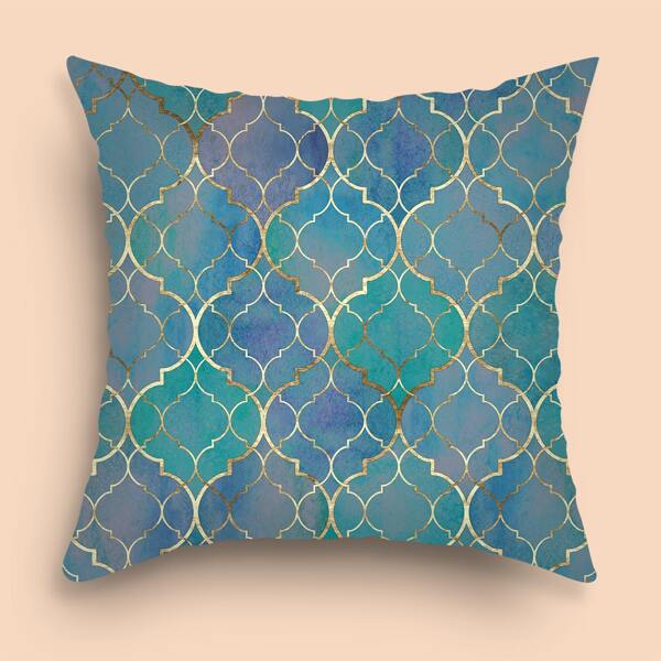 

Geometric Pattern Cushion Cover Without Filler, Multicolor