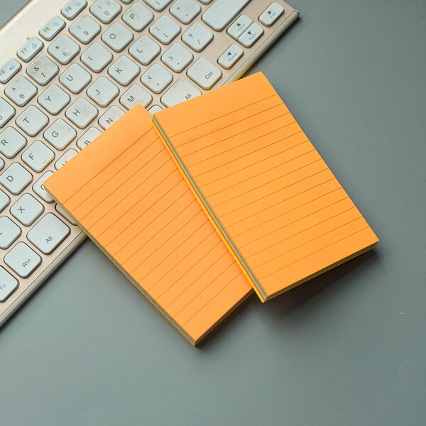

1pc Plain Sticky Note, Multicolor