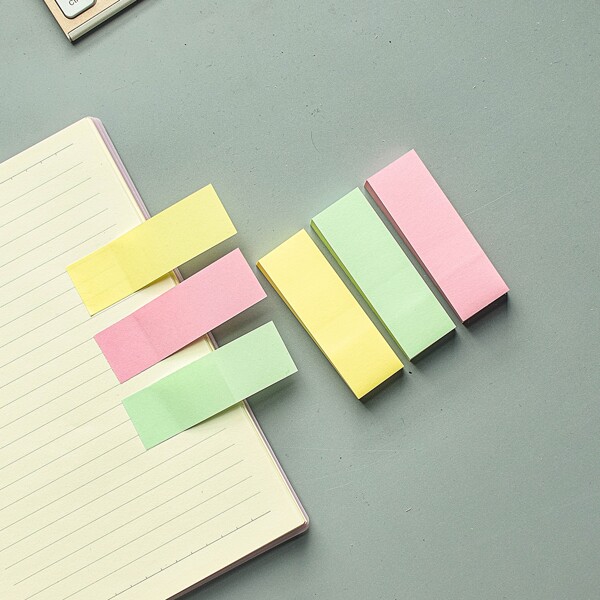 

1pc Index Sticky Note, Multicolor
