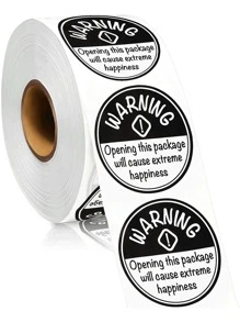 500pcs Slogan Graphic Sticker - Multicolor - View 1