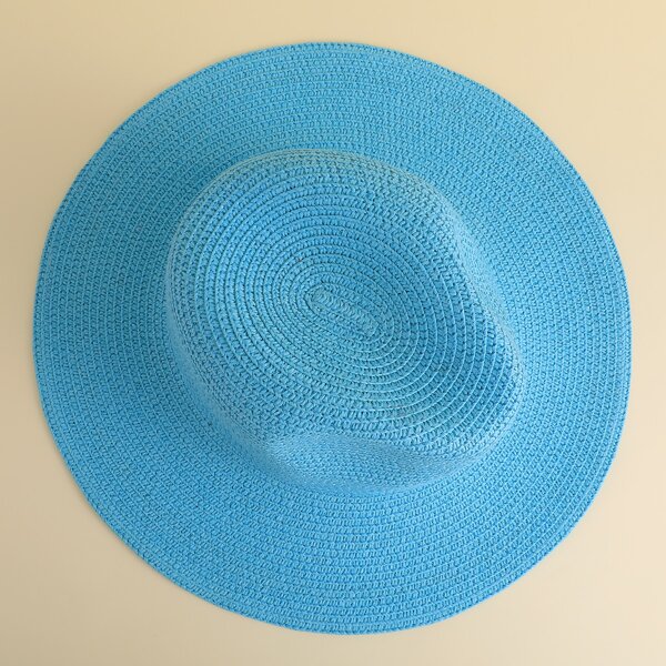 

Solid Straw Hat, Baby blue