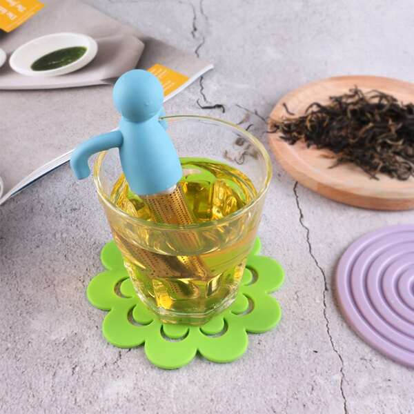 

1pc Figure Design Random Tea Filter, Multicolor