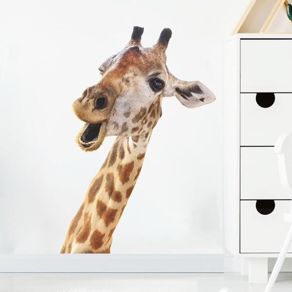

Kids Giraffe Pattern Wall Sticker, Multicolor