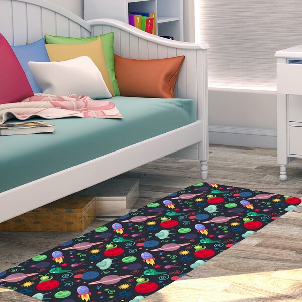 

Planet Print Kids Floor Carpet, Multicolor