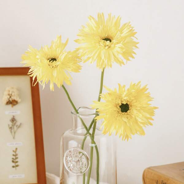 

2branch Artificial Chrysanthemum, Yellow