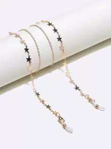 Elegant Star Decor Glasses Chain Glasses Accessories For Women - Gold - View 1