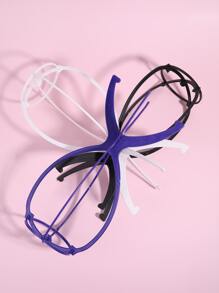 1 hộp đựng tóc giả màu ngẫu nhiên - trắng - Xem 5