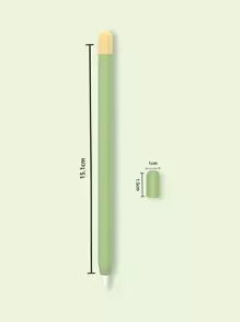 Vỏ silicone tương thích với Apple Pencil 1st - màu xanh lá - Xem 4