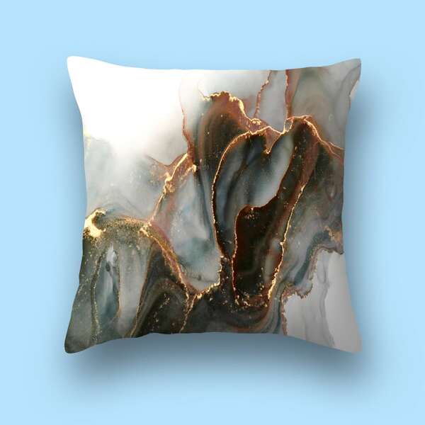 

Marble Pattern Cushion Cover Without Filler, Multicolor