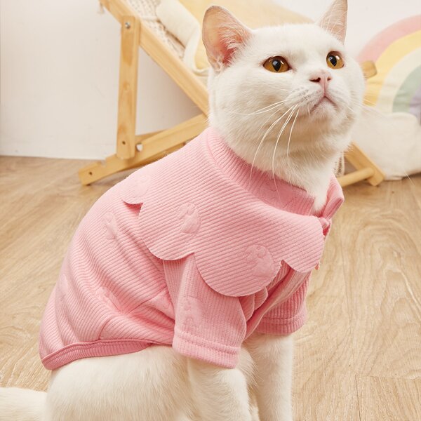 

Elephant Design Pet Tee, Pink