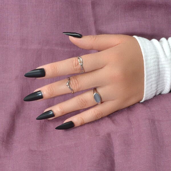 

3pcs Serpentine Design Ring, Silver