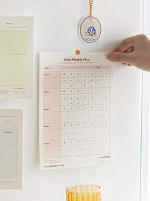1pc Random Pattern Plan Book