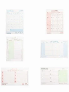 1pc Random Pattern Plan Book