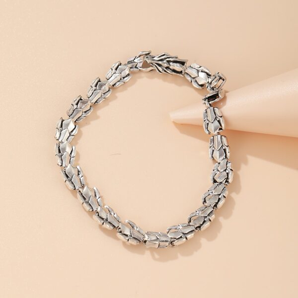 

Men Simple Bracelet, Silver