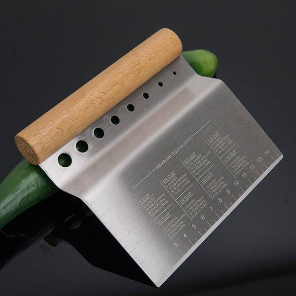 

1pc Stainless Steel Dough Cutter, Silver