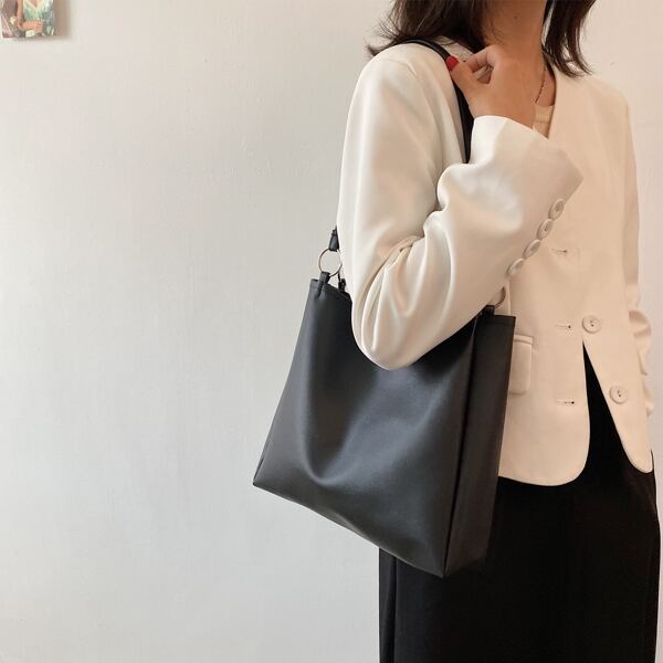 

Minimalist Tote Bag, Black
