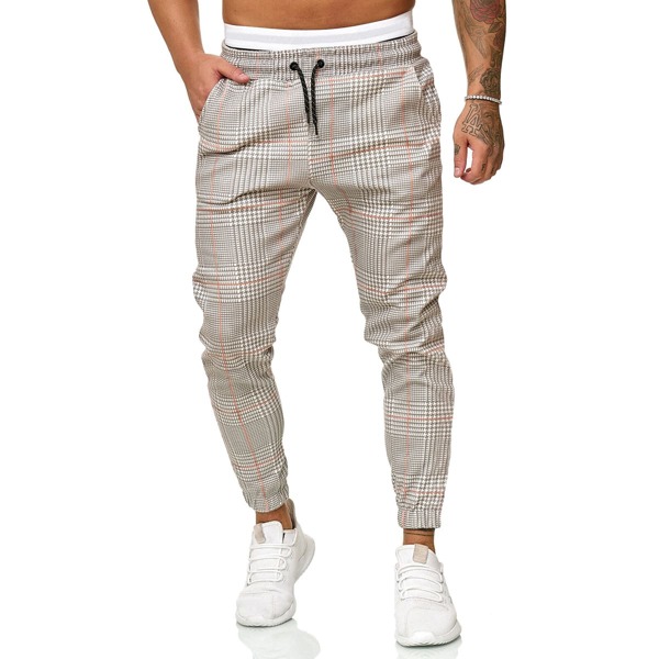

Men Plaid & Houndstooth Print Sweatpants, Multicolor