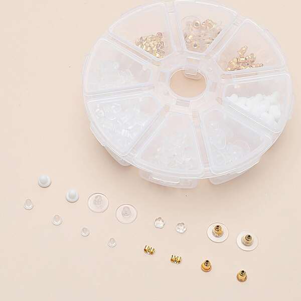 

1box Simple Earring Accessory, Multicolor