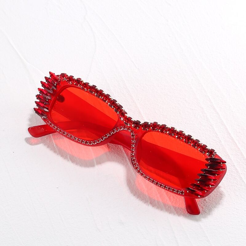 

Rhinestone Decor Sunglasses
